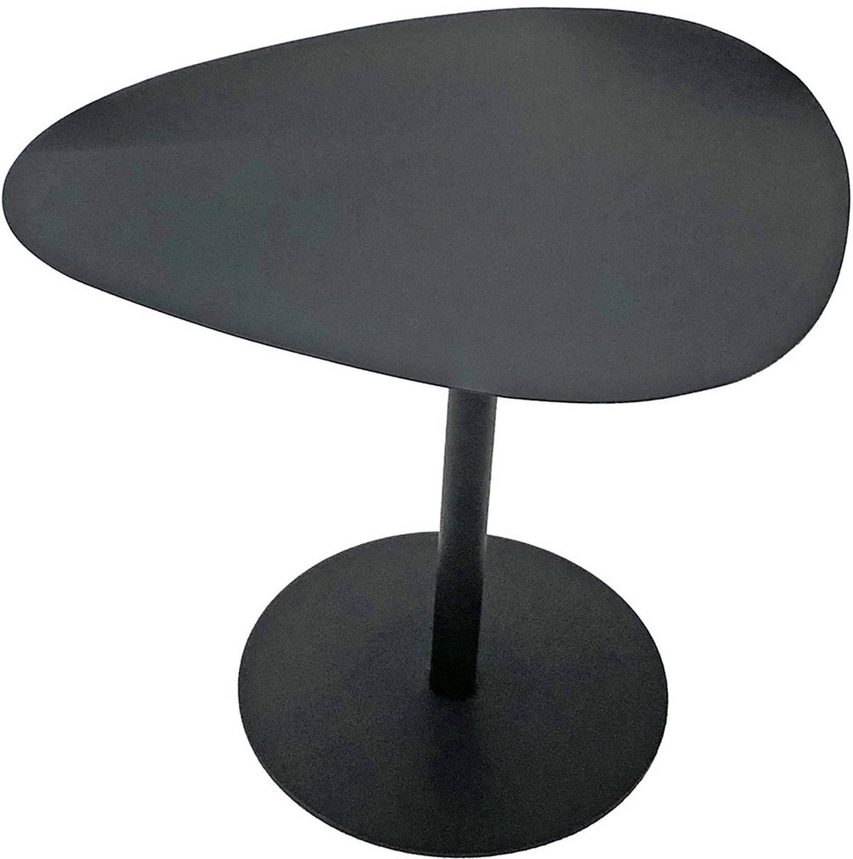 Odkládací stolek Enno 5, černá - černá, Trend, kov (51/42/41cm)
