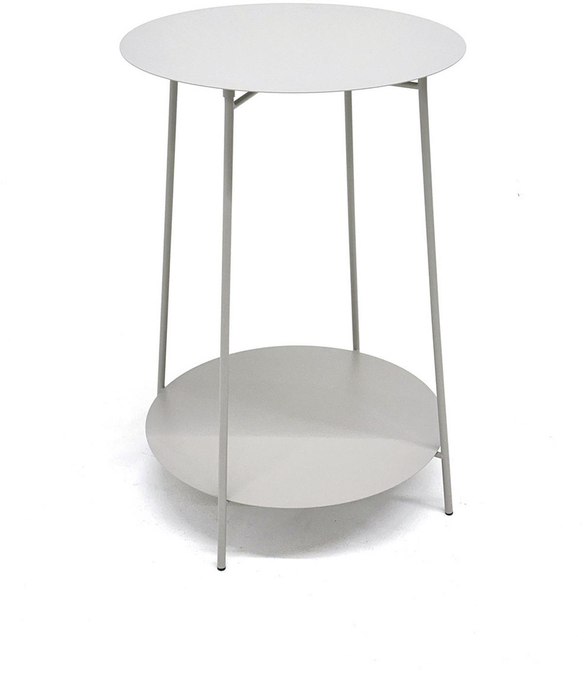 Odkládací stolek Enno 1, barva kašmír, P: 45cm - kašmírová, Trend, kov (45/60cm)