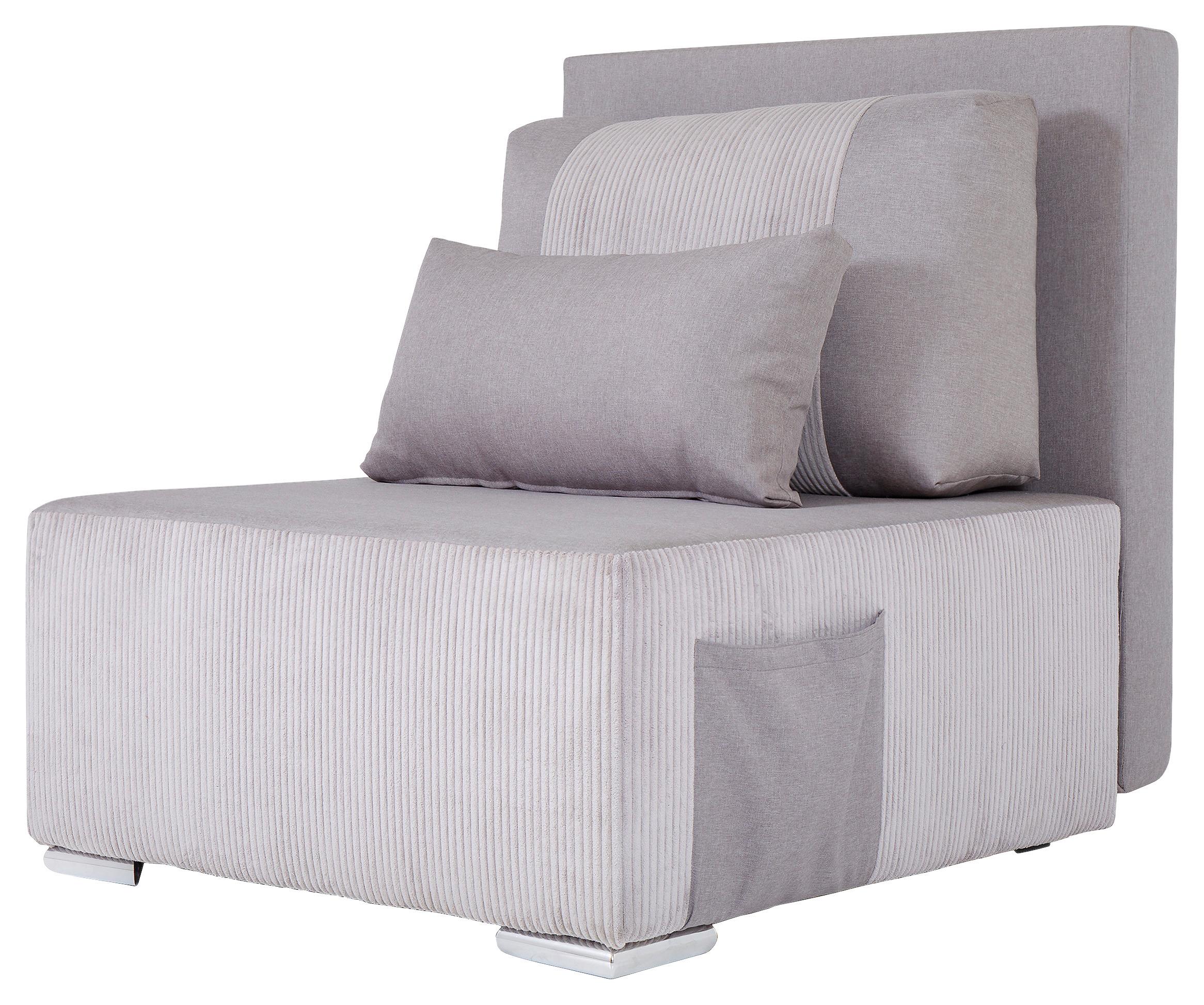 Kanapéágy Jumbo S - szürke, Basics (95/90/115cm)