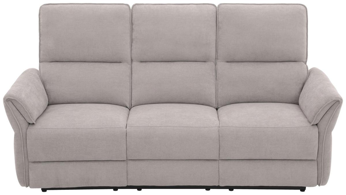 3-Sitzer-Sofa Redon Grau B: 200 cm - Schwarz/Grau, Basics, Holz/Textil (200/103/92cm) - Livetastic