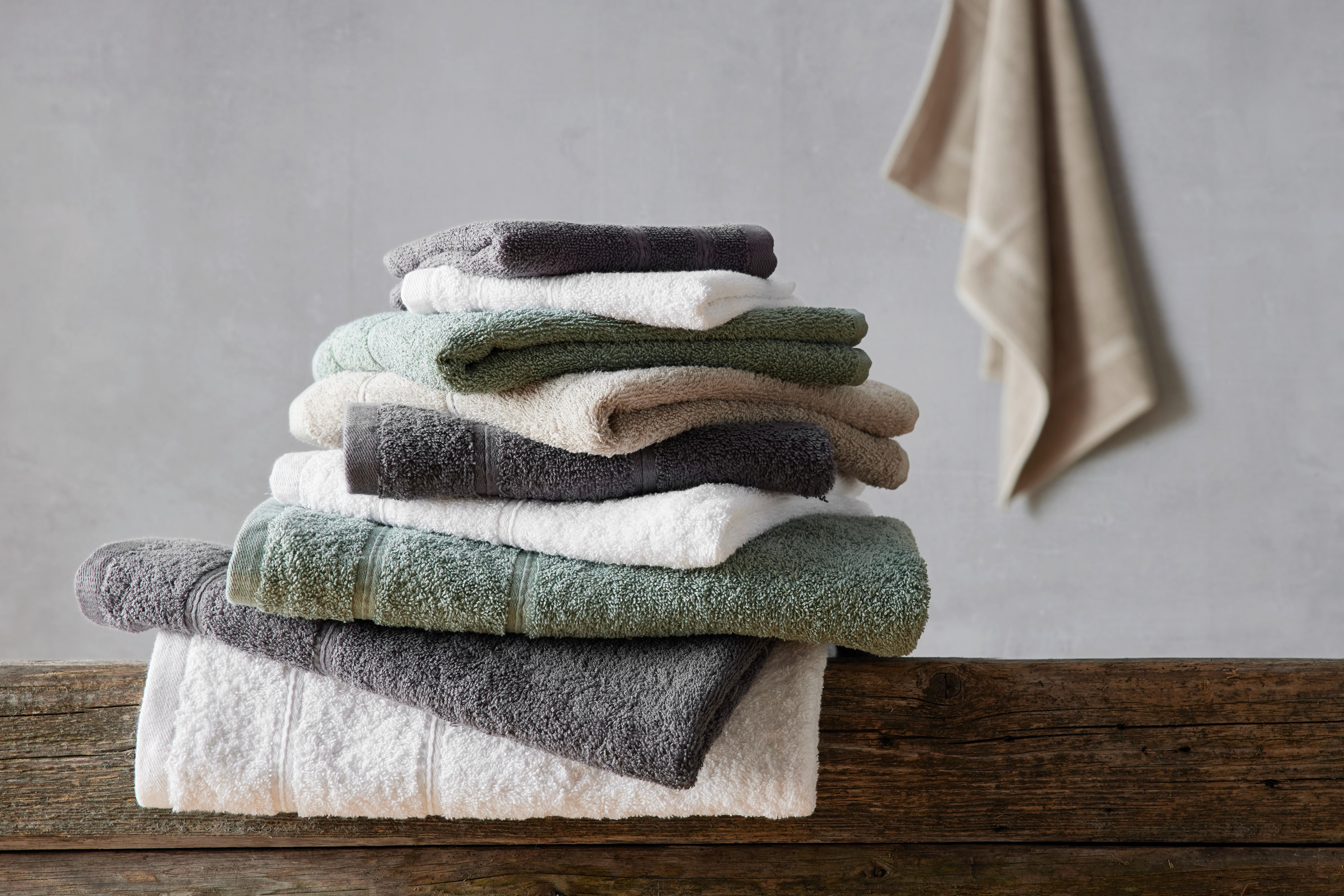 OSUŠKA DO SPRCHY Melanie, 70/140cm, antracitová - antracitová, textil (70/140cm) - Modern Living