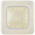 LED-Deckenleuchte Wilhelm L: 30 cm mit Kristalleffekt - MODERN, Kunststoff/Metall (30/8,5cm) - Luca Bessoni