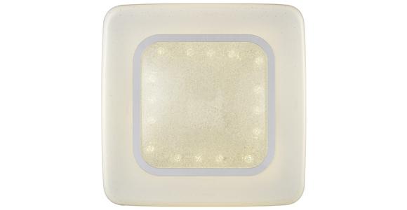 LED-Deckenleuchte Wilhelm L: 30 cm mit Kristalleffekt - MODERN, Kunststoff/Metall (30/8,5cm) - Luca Bessoni
