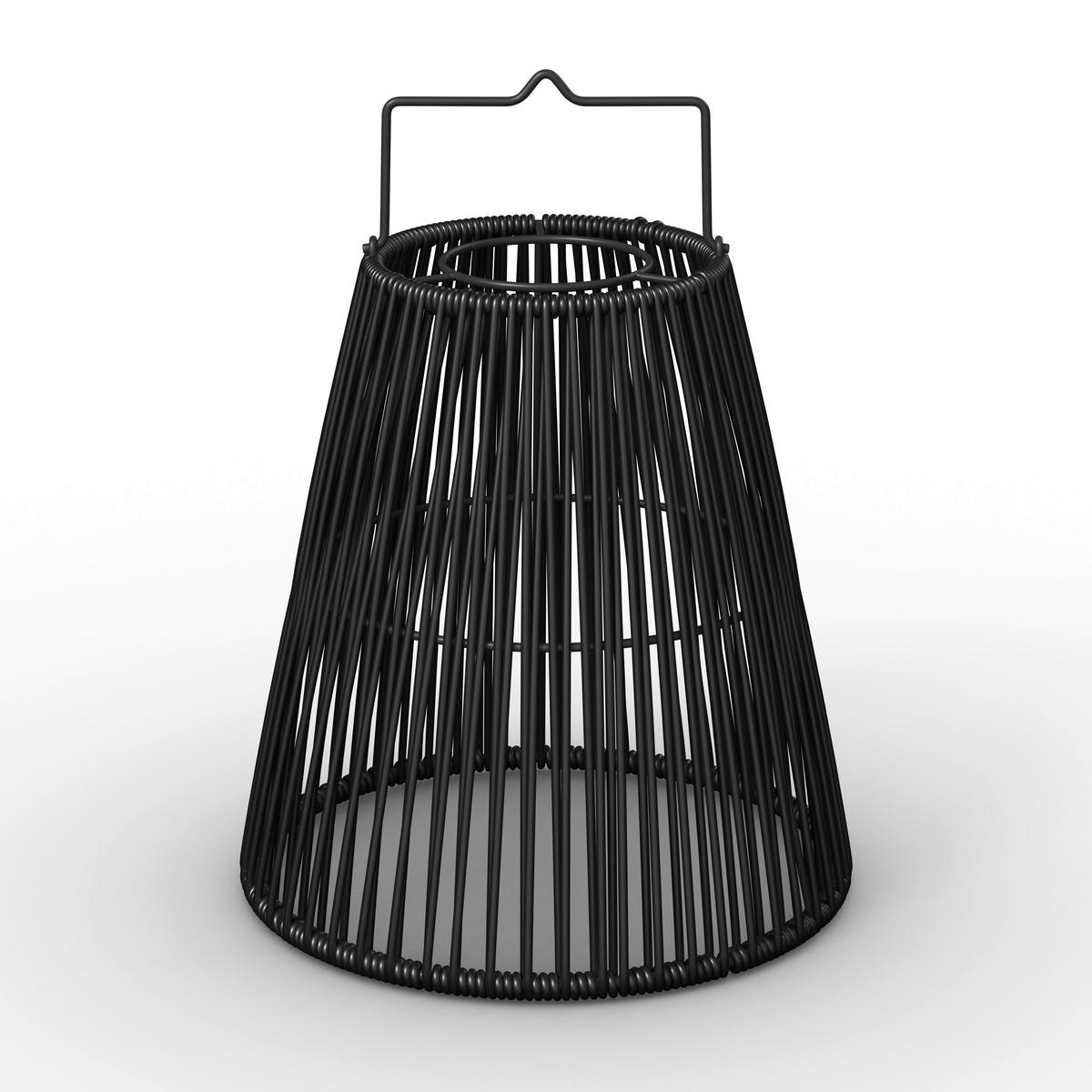 SOLÁRNE SVIETIDLO GLOW - čierna, Modern, kov/plast (20,5/26/20,5cm) - Bessagi Garden