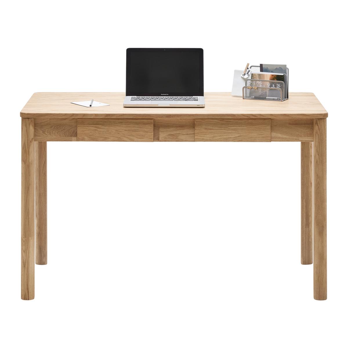 PÍSACÍ STÔL LUND - farba duba, Modern, drevo (120/60/76cm) - Mömax