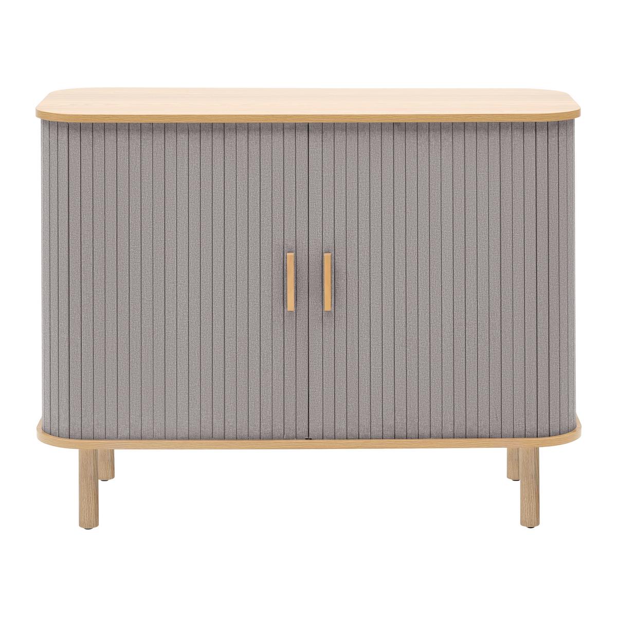 KOMODA ARVID -EXKLUSIV- - sivá/prírodná farba, Modern, drevo/kompozitné drevo (100/75/40cm) - Mömax