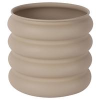 Obal na květináč CARLO - béžová, kov (23,3/25/23,5cm) - Mömax