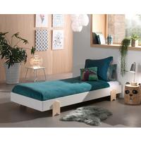 Postel pro děti a mládež MODULO bílá - bílá, Moderní, dřevo/kompozitní dřevo (90/200cm) - MID.YOU