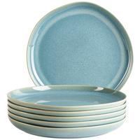 Tellerset Cordelia Grün, 6-teilig - Grün, Trend, Keramik (27cm) - Mäser