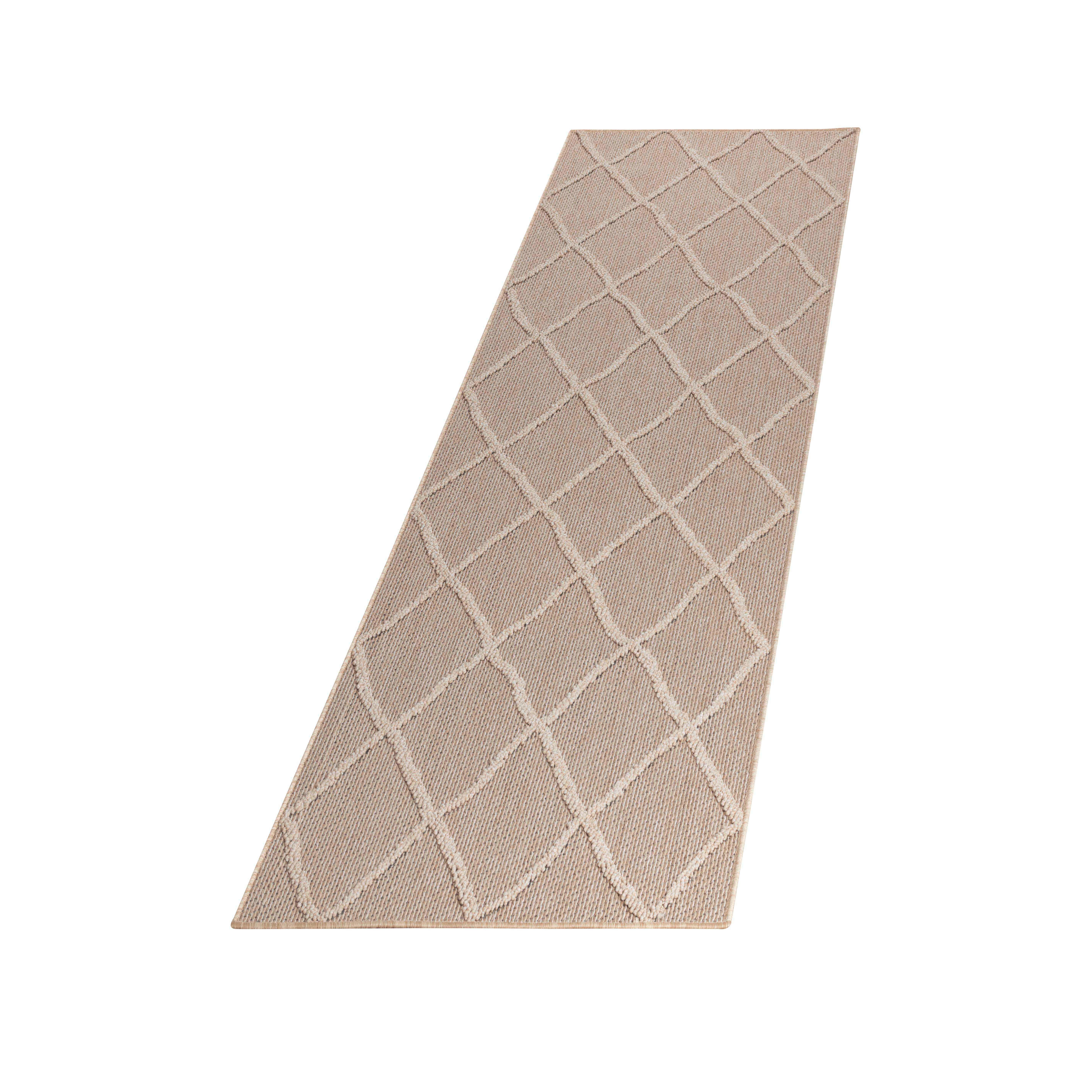 Läufer Patara - Beige, Design, Textil (80/250cm) - Novel