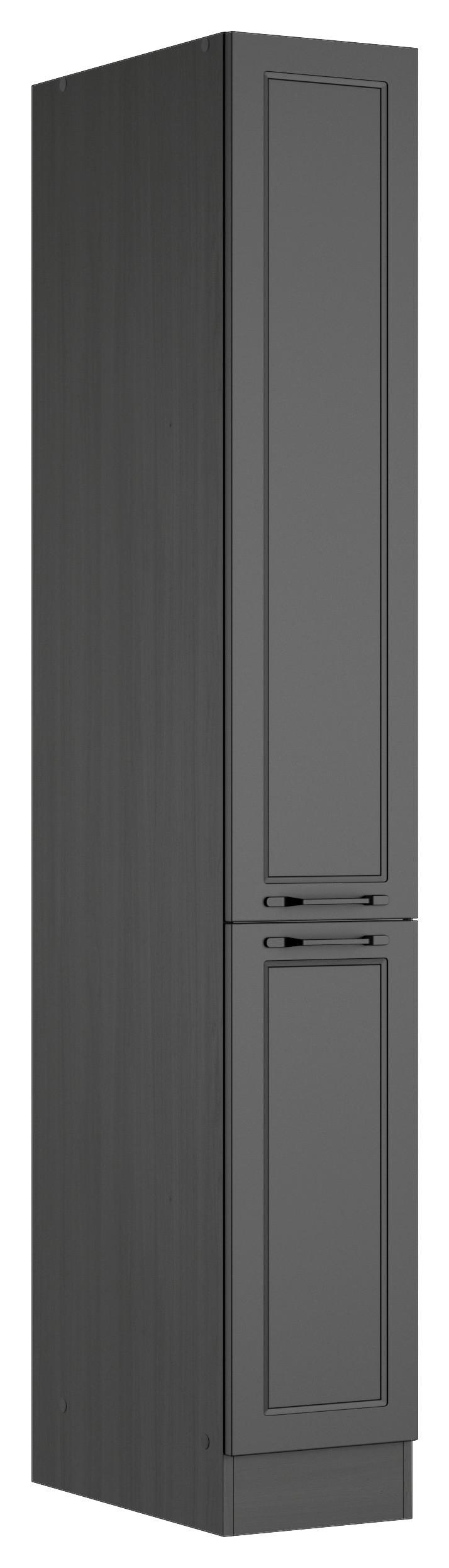 Apothekerschrank Meran B: 30 cm Grau - Grau, LIFESTYLE, Holzwerkstoff (30/200/60cm) - Held