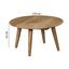 Massiver Couchtisch Rund mit Ablage Boha, Akazie Ø75cm - Akaziefarben, Design, Holz (75/75/40cm) - Carryhome Massiver Couchtisch Rund mit Ablage Boha, Akazie Ø75cm - Akaziefarben, Design, Holz (75/75/40cm) - Carryhome