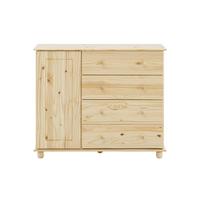 KOMMODE Naturfarben B: 121cm - Naturfarben, Design, Holz (121/102/43cm) - MID.YOU