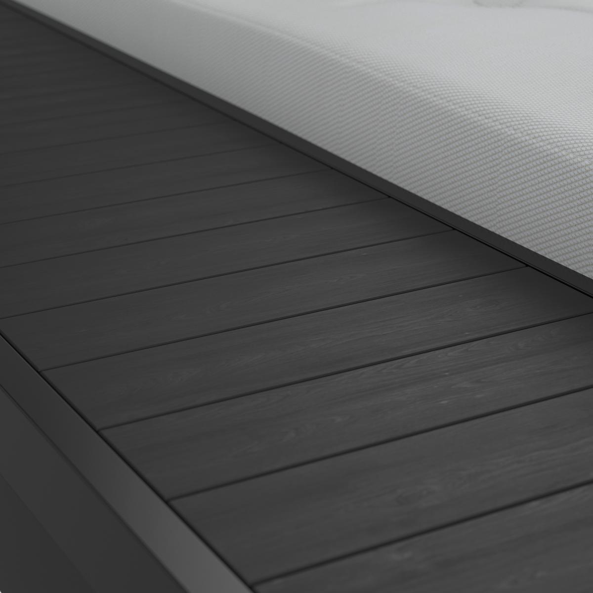 ZAHRADNÍ LEHÁTKO AVOLINA - světle šedá/tmavě šedá, Moderní, kov/textil (199/86/40cm) - Bessagi Garden