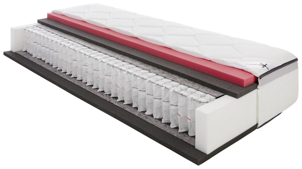 Boxspring matrace GOLD 90x200cm, H3, V:30cm - bílá, textil (90/200cm) - Premium Living