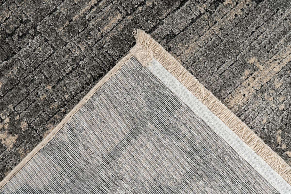 Teppich Adeon 200 Grau B: 80 Cm - Grau, KONVENTIONELL, Textil (80/150cm)
