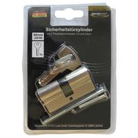 Schließzylinder für Türen Aelius mit 5 Schlüsseln - Silberfarben, Basics, Metall (6cm)