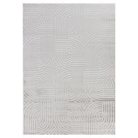 Webteppich Sahara - Silberfarben, Design, Textil (80/150cm) - Novel