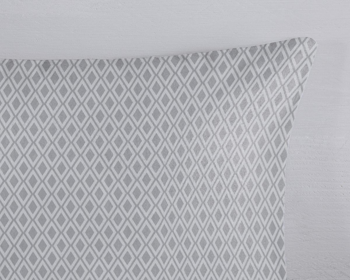 BETTWÄSCHE MAKENNA - Bordeaux/Anthrazit, Basics, Textil (140/200cm)