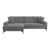 Ecksofa Zero Anthrazit 173x286 cm - Anthrazit/Schwarz, Trend, Textil (173/286cm)
