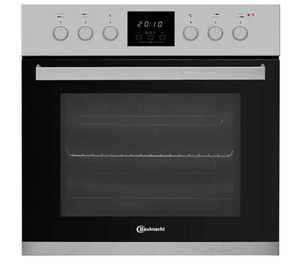 Einbauherd-Set Heko H300 B: 59,5 cm Elektro-Glaskeramik - Edelstahlfarben, Basics, Glas/Metall (59,5/59,5/56,6cm) - Bauknecht