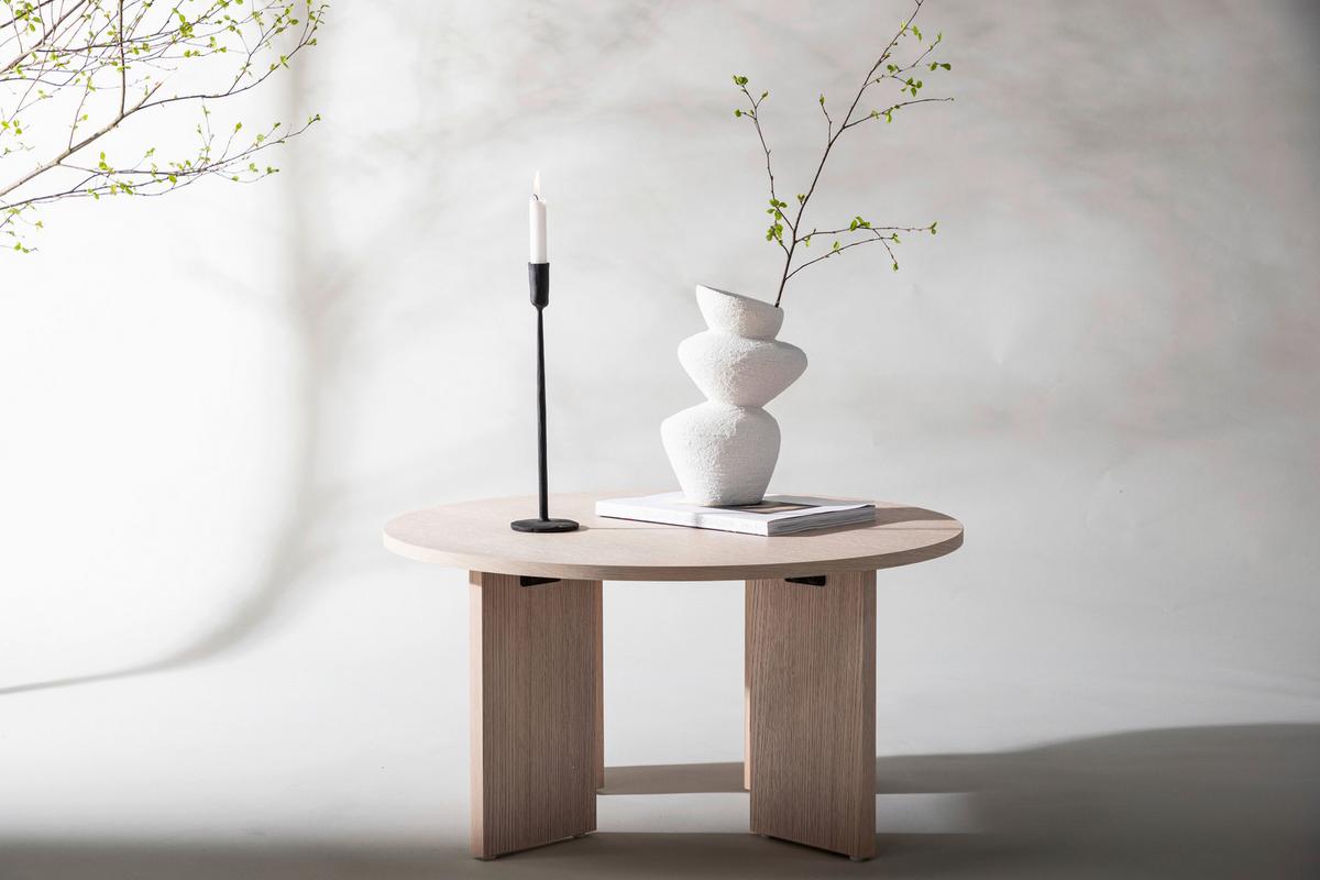Couchtisch Askerön - Weiß, Design, Holzwerkstoff (80/80/40cm) - Livetastic