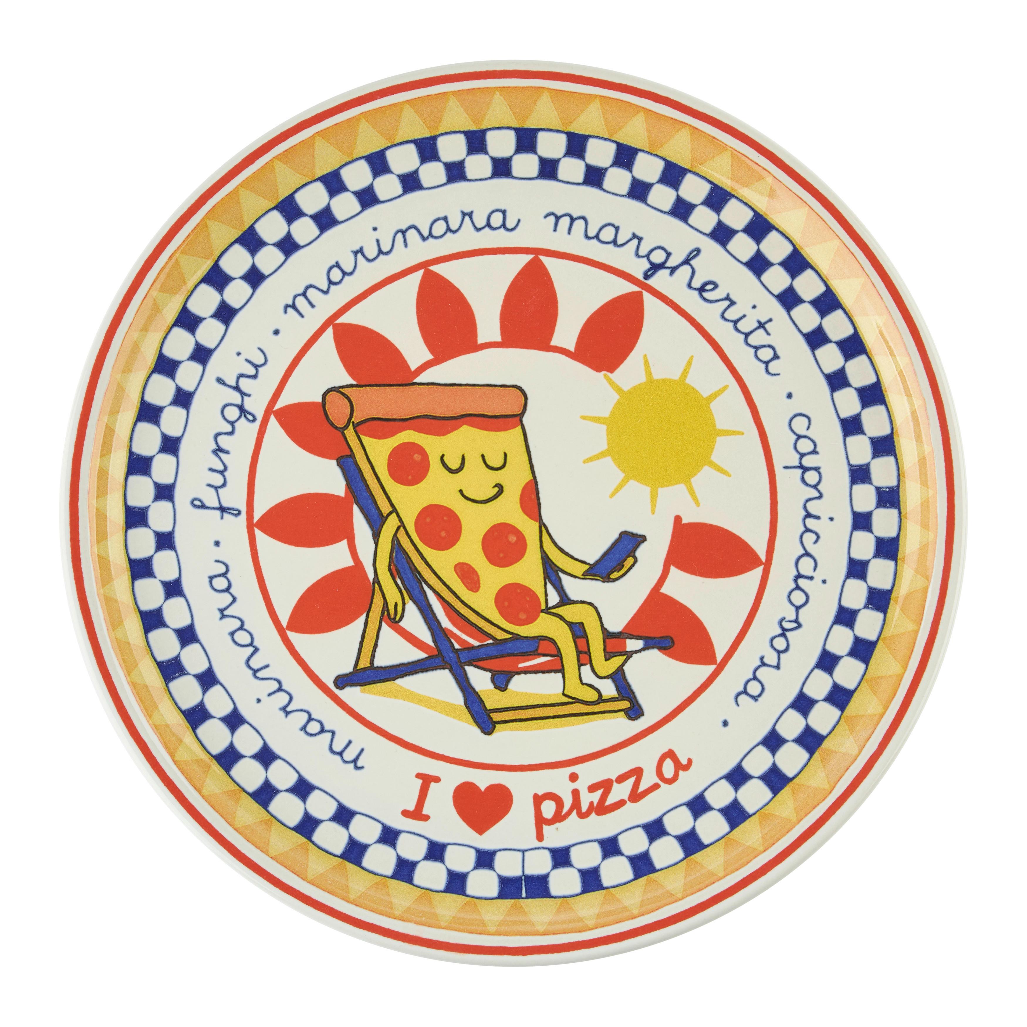 Talíř na pizzu  ITALY ITALY - vícebarevná, Konvenční, keramika (30/2,15cm) - Mömax