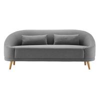 Pohovka Jannike - tmavosivá, Modern, drevo/textil (207/84/80cm) - Modern Living