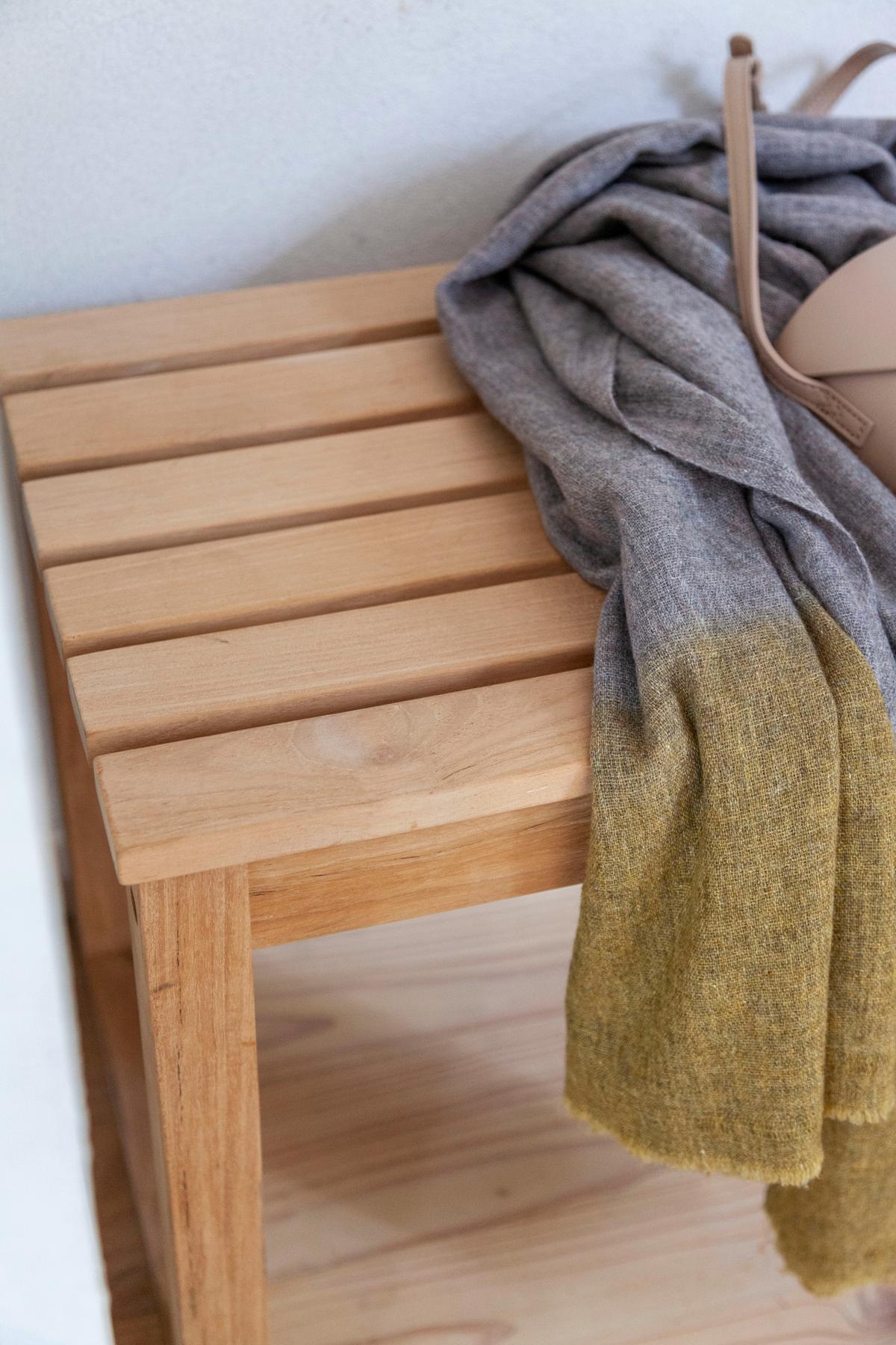 Sitzbank Echtholz Teakfarben Vega BxHxT: 120x43x40 cm - Teakfarben, KONVENTIONELL, Holz (120/43/40cm) - MID.YOU