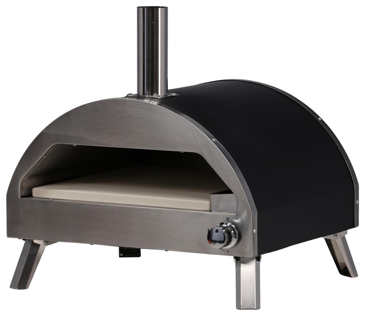 Pizzaofen Kerang Silberfarben - Silberfarben, KONVENTIONELL, Metall (56,3/56,5/54cm) - Gardenson