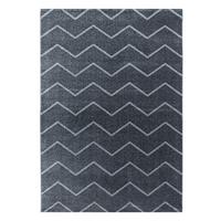 Hochflor Teppich Grau Rio 140x200 cm - Grau, Basics, Textil (140/200cm)