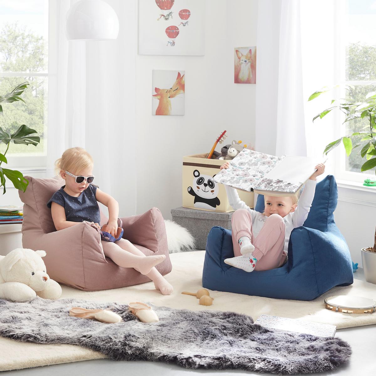 Sedací vak růžový - růžová, textil (70/55/70cm) - Modern Living