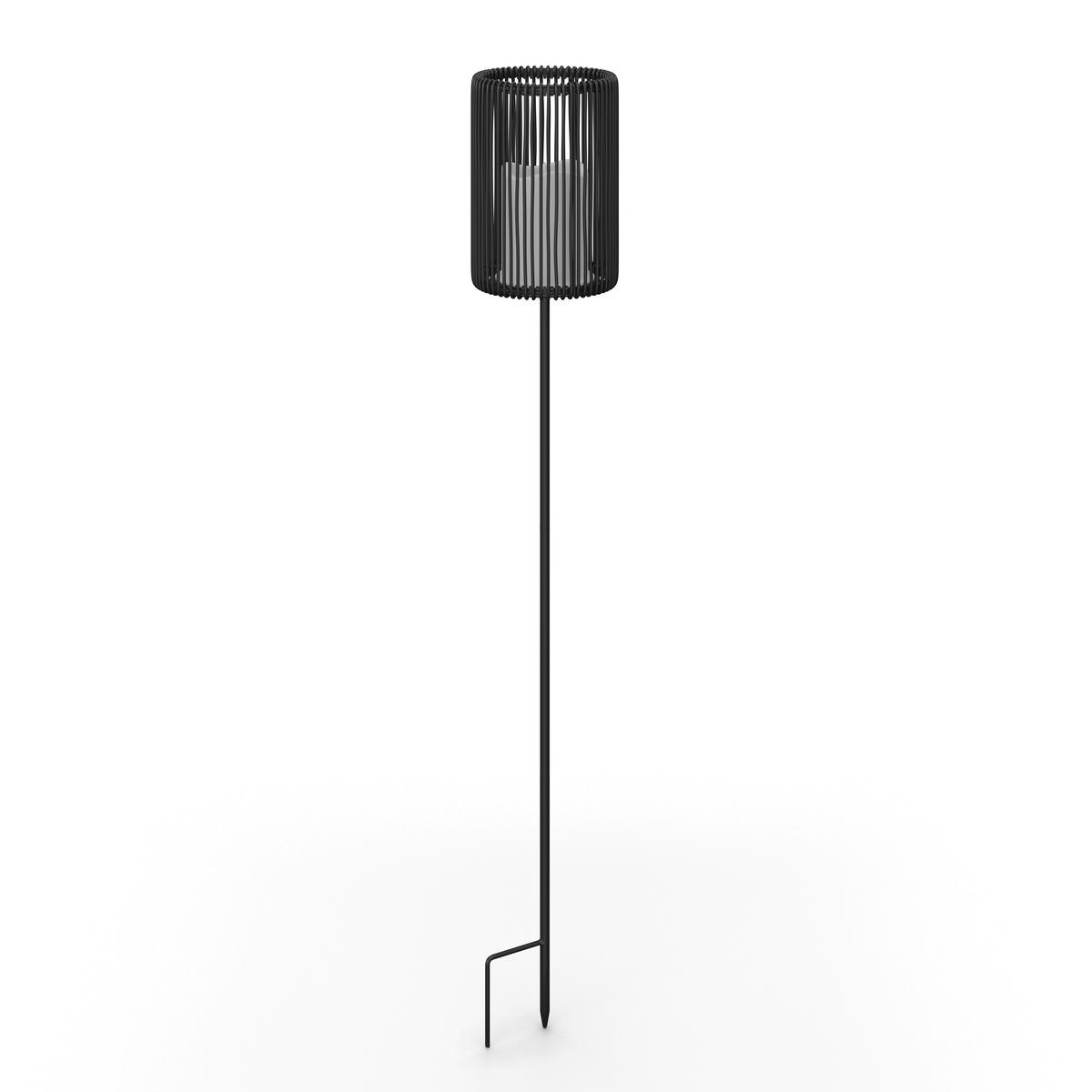 SOLÁRNE SVIETIDLO NANAY - čierna, Modern, kov/plast (12/78/12cm) - Bessagi Garden