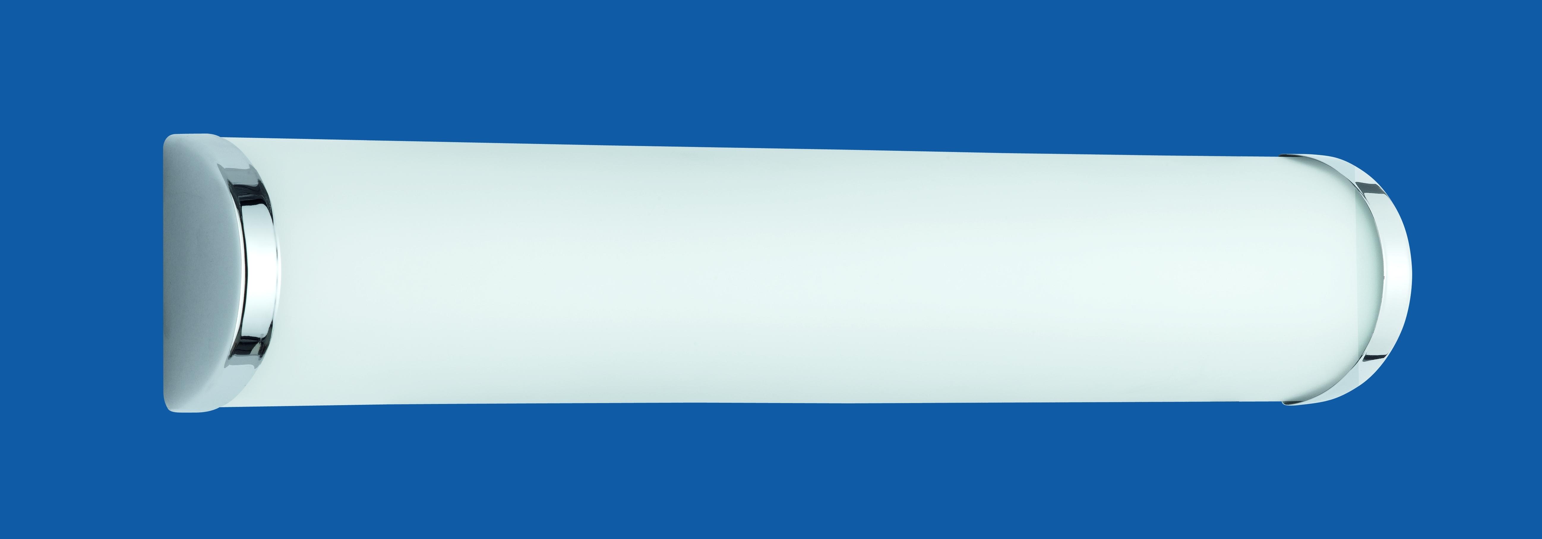 Bad-Wandleuchte Ip21 3-Flammig mit Opalglas, Satiniert - Chromfarben/Opal, Design, Glas/Metall (40,5/8,3/6,3cm) - Trio Leuchten
