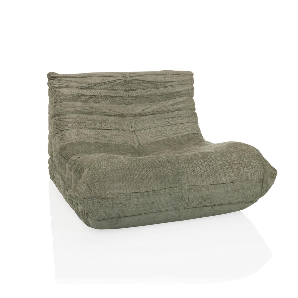 Loungesessel Sitzolo Salbeigrün B: 90 cm - Salbeigrün, MODERN, Textil (90/72/100cm) - MID.YOU