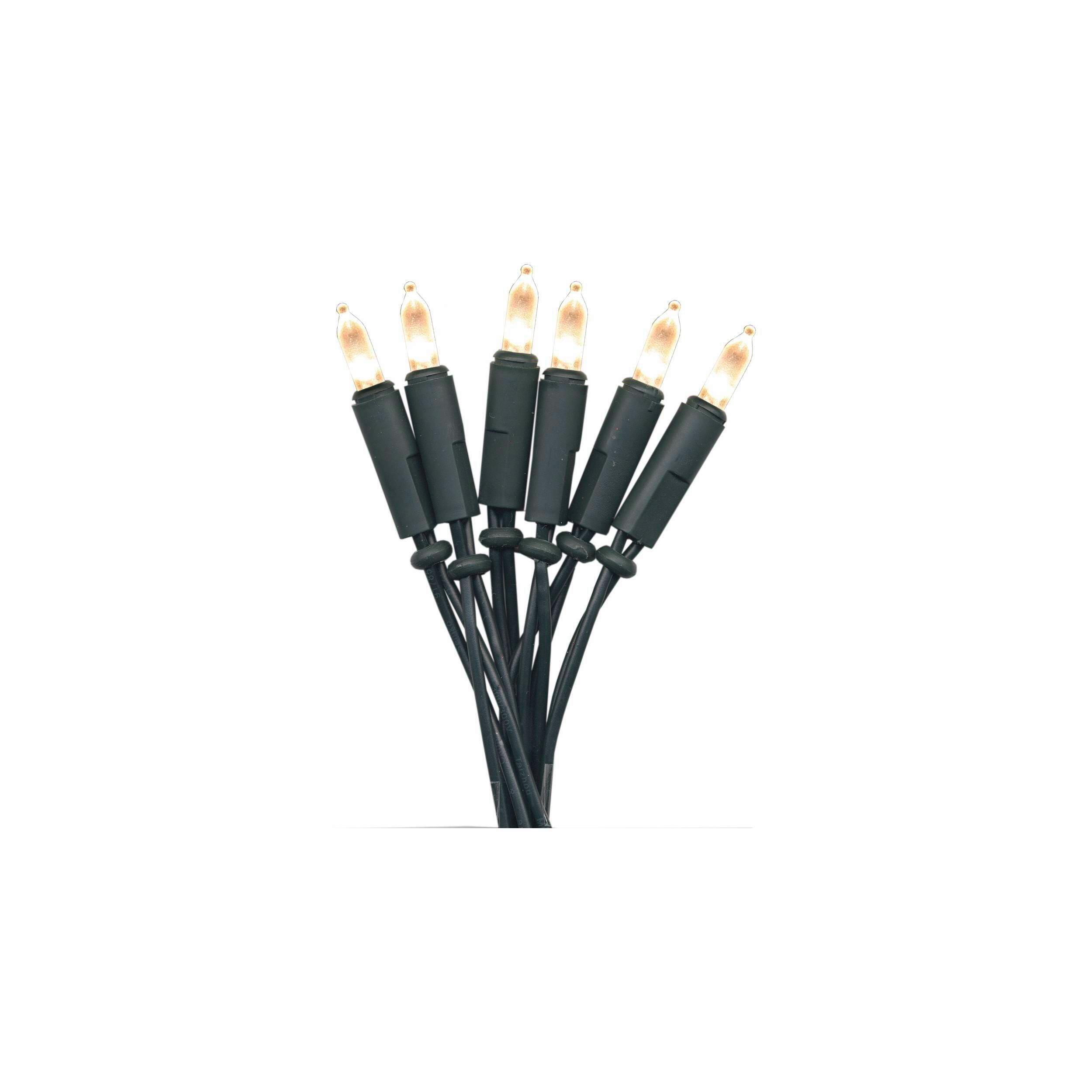 Lichterkette Grün Länge: 510 cm - Grün, Basics, Kunststoff (510cm) - Eglo