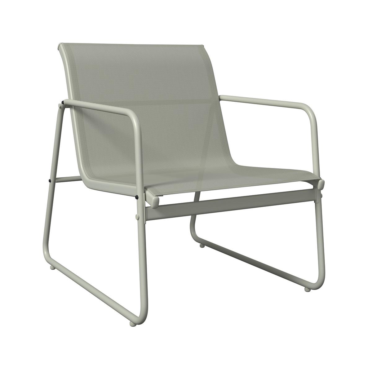 SÚPRAVA ZÁHRADNÉHO NÁBYTKU ALIN 2 - šalviovozelená, Basics, kov/textil - Mömax