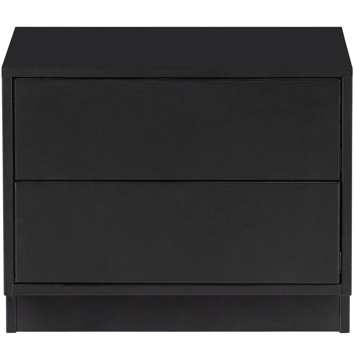 Lowboard Finca Schwarz B: 50cm - Schwarz, Design, Holz (50/40/40cm) - Livetastic