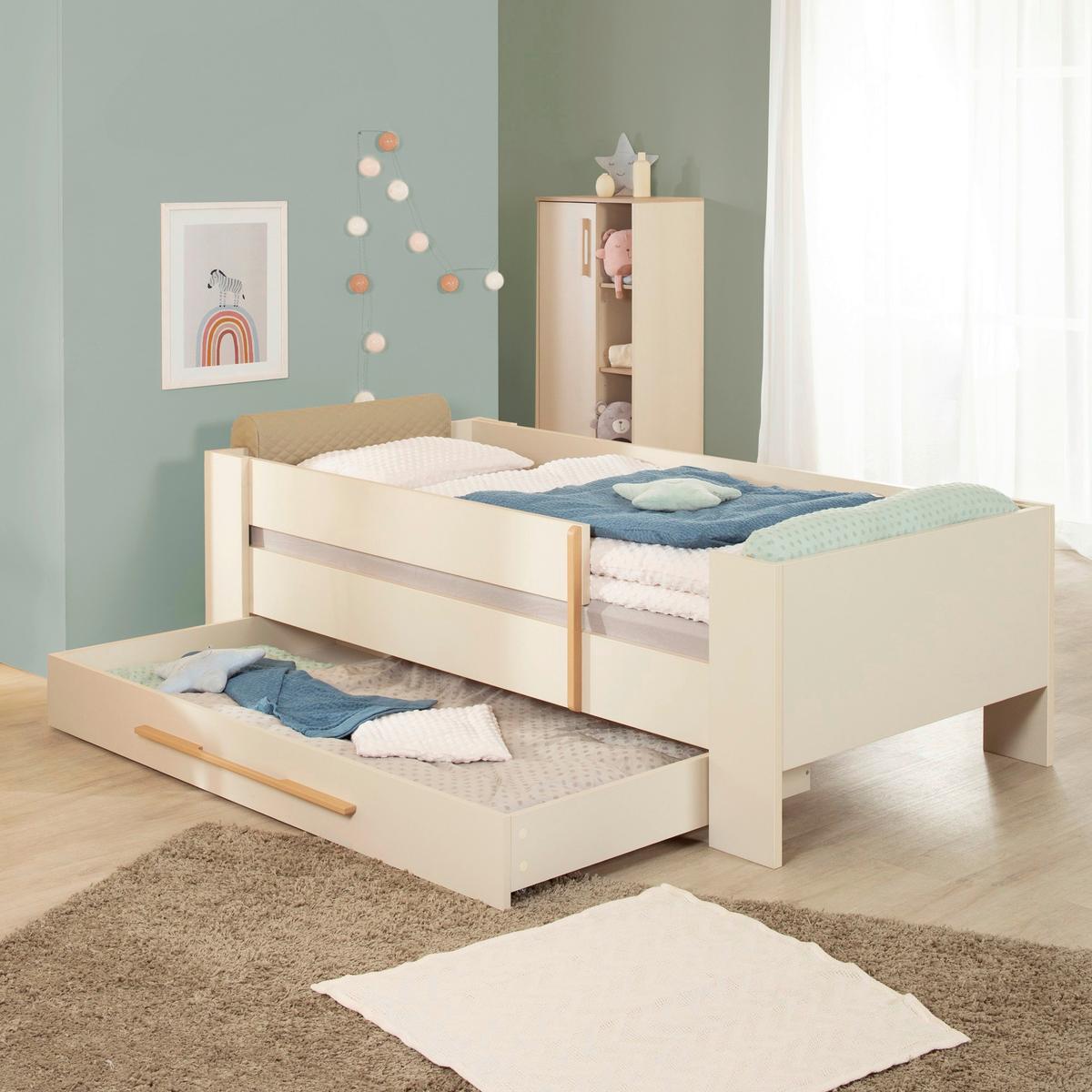 Bett Flexi Grow Kids Kashmir, Lf 90x200cm - Kaschmir, KONVENTIONELL, Holz/Holzwerkstoff (90/200cm) - Roba