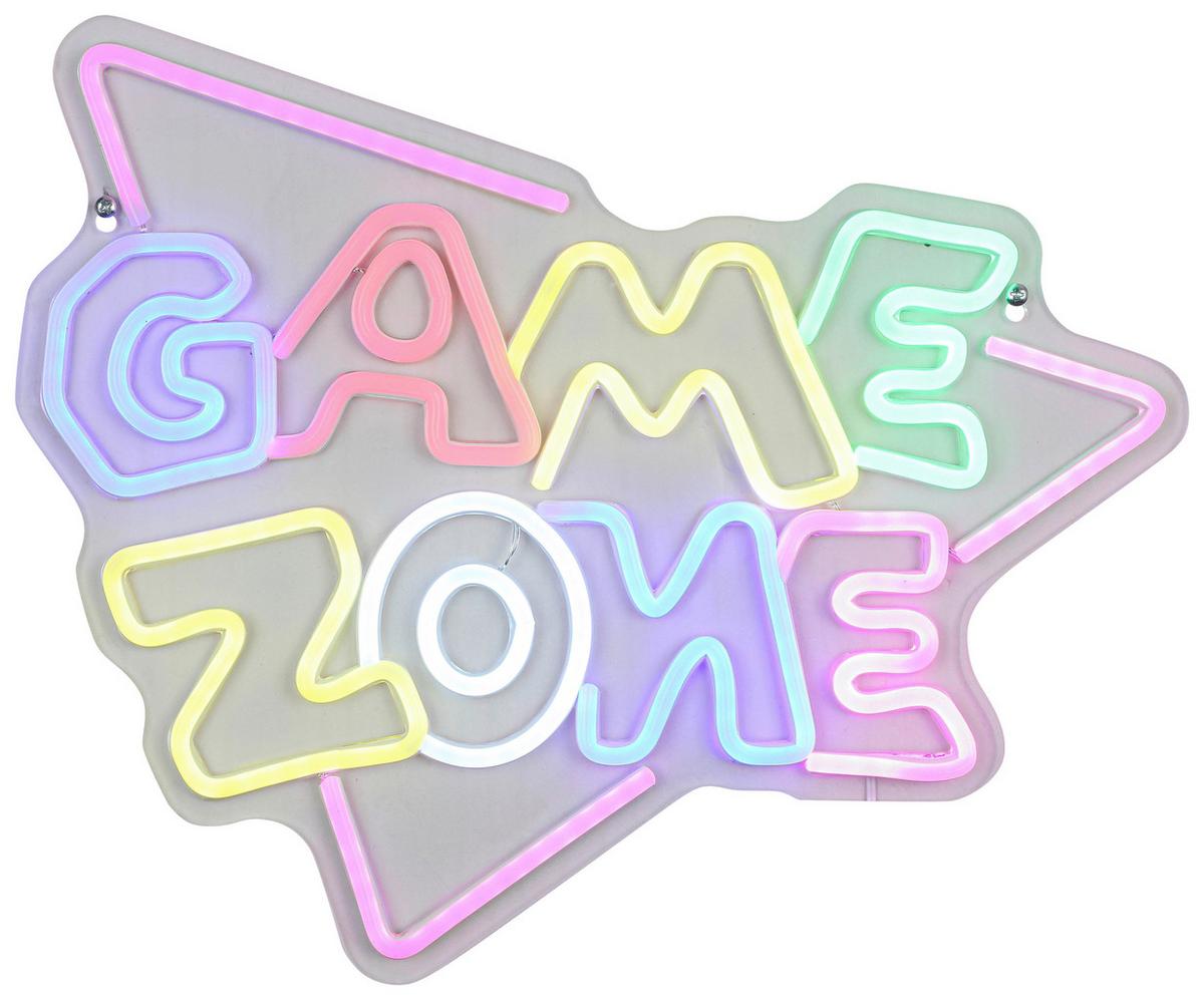 DEKORAČNÍ LED SVÍTIDLO ZONI - bílá/průhledné, Moderní, plast (40/32/1cm) - Mömax