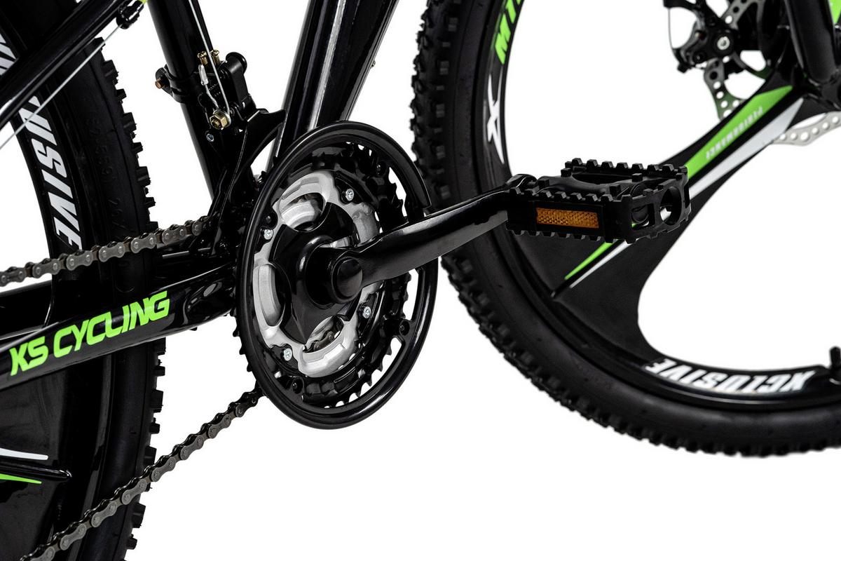 Mountainbike Fully 26 Zoll Bliss 21 Gänge - Schwarz, Basics, Metall (180/100/70cm) - KS Cycling