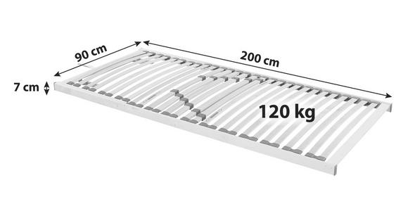 Lattenrost Primatex 240 verstellbar 90x200 cm 3 Zonen - Holz (90/200cm) - Primatex