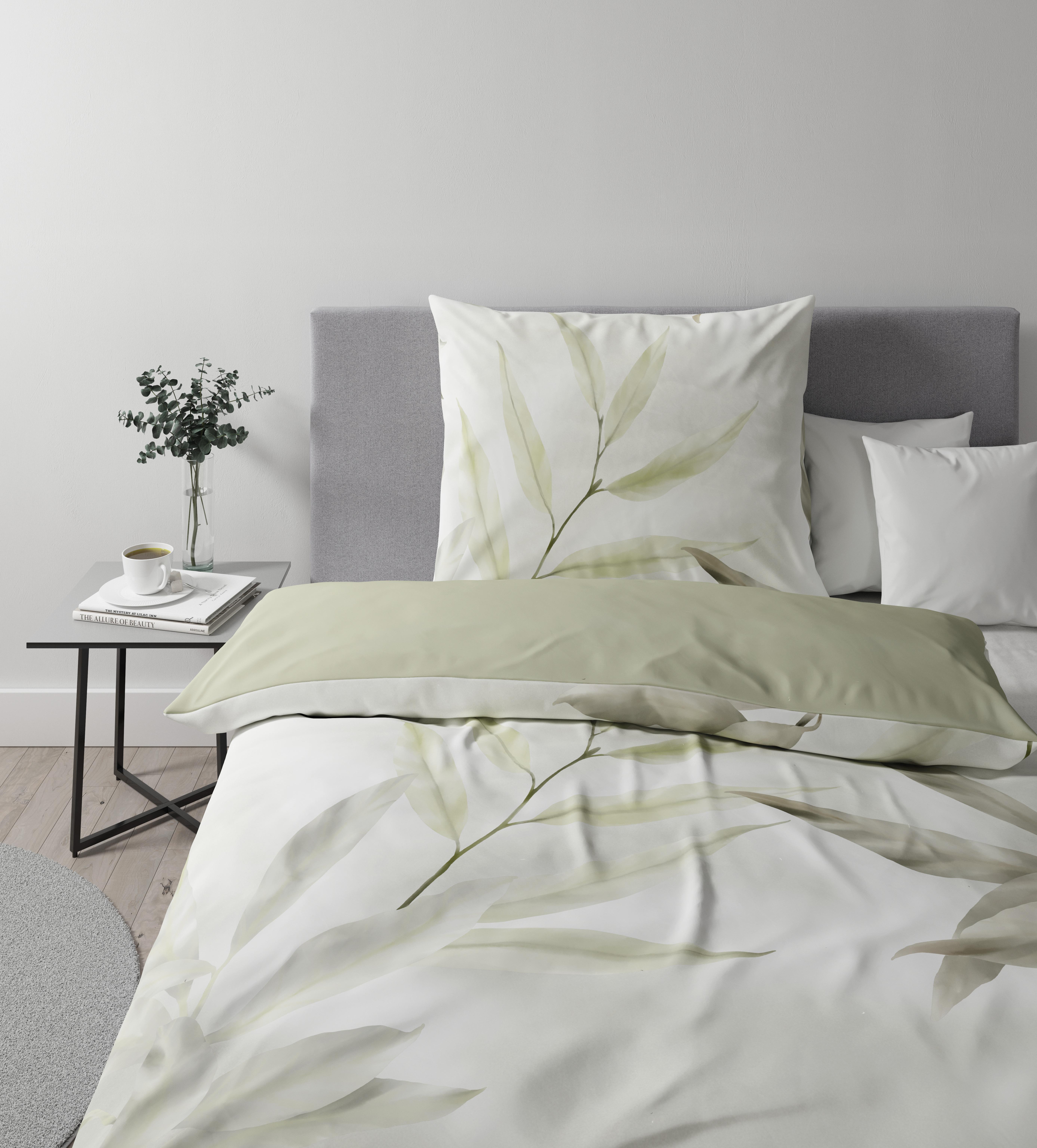 Wendebettwäsche Helena Wende, 140/200cm - zelená, Konvenční, textil (140/200cm) - Premium Living