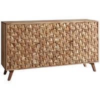 Sideboard Akazie Akaziefarben B: 40 Cm - Akaziefarben, Design, Holz (140/40/79cm) - MID.YOU