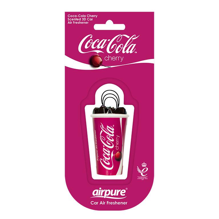 Autóillatosító 3d Pohár Coke Cherry - pink, műanyag (8.5/19/3cm)