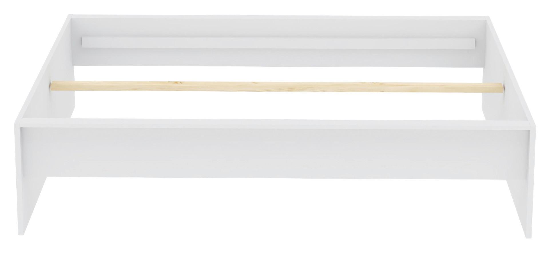POSTEĽNÝ RÁM UNIT 160 - biela, Konventionell, kompozitné drevo (160/200cm) - Ondega