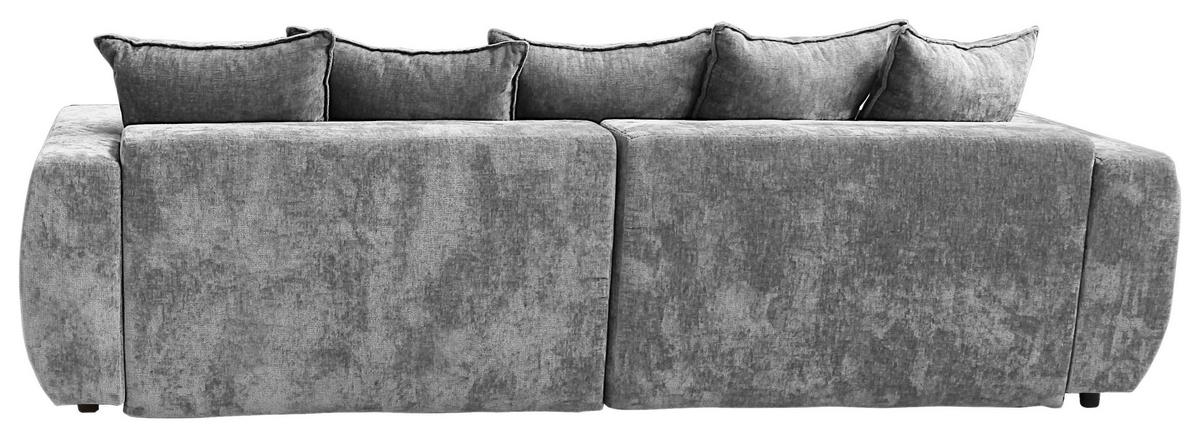 Boxspringsofa Berg - Schwarz/Grau, Trend, Textil (292/71-99/127cm) - Livetastic
