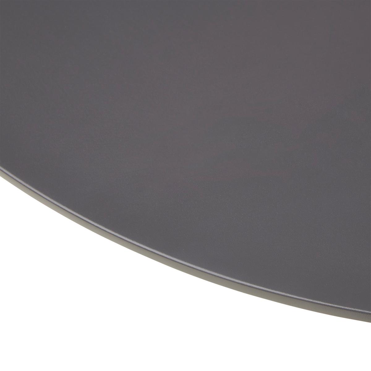 Esstisch Mahir Mdf Grau, B: 80 Cm - Grau, KONVENTIONELL, Holzwerkstoff/Metall (80/76/80cm) - P & B