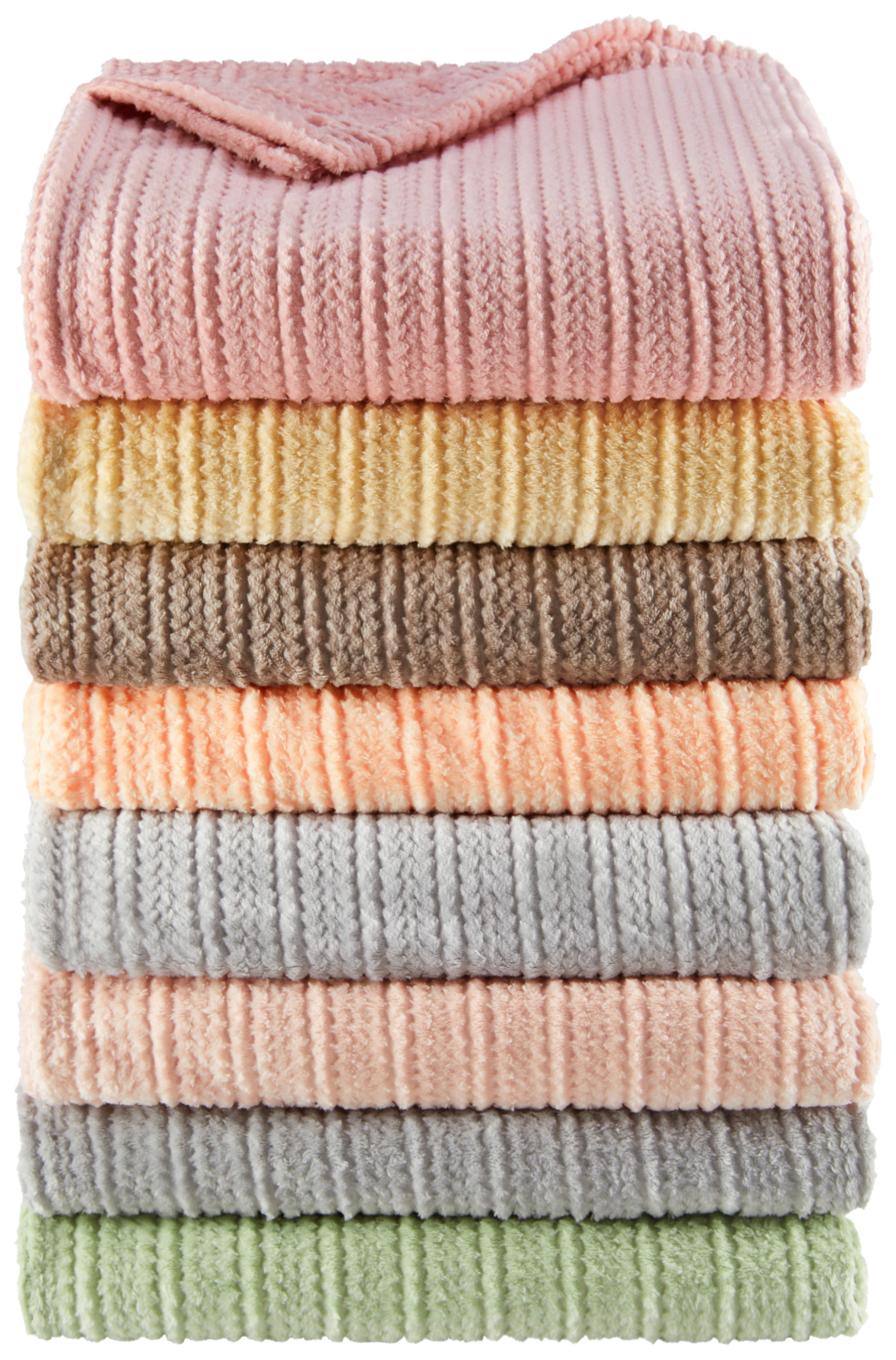 Kuscheldecke Angela - Braun, MODERN, Textil (180/220cm) - Luca Bessoni