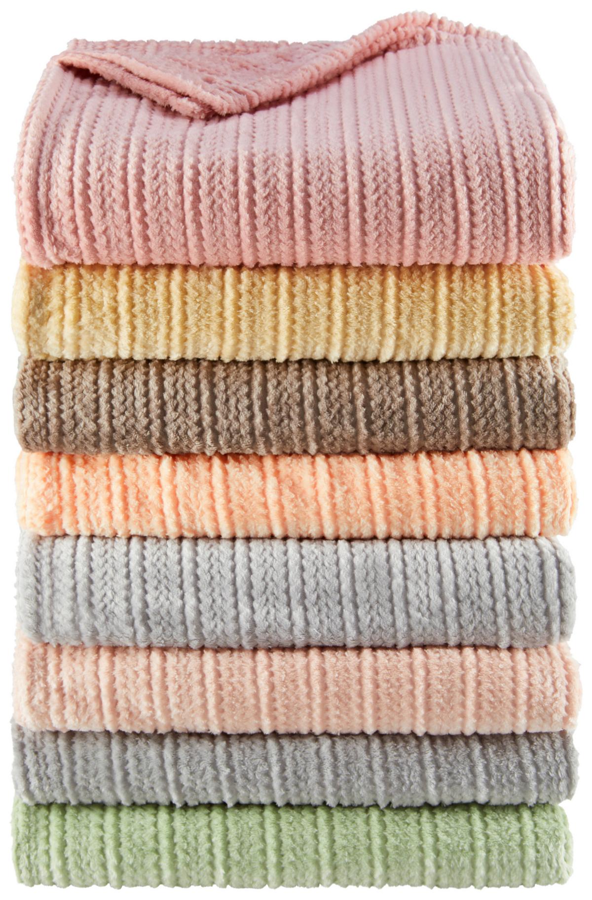 Kuscheldecke Angela - Braun, MODERN, Textil (180/220cm) - Luca Bessoni